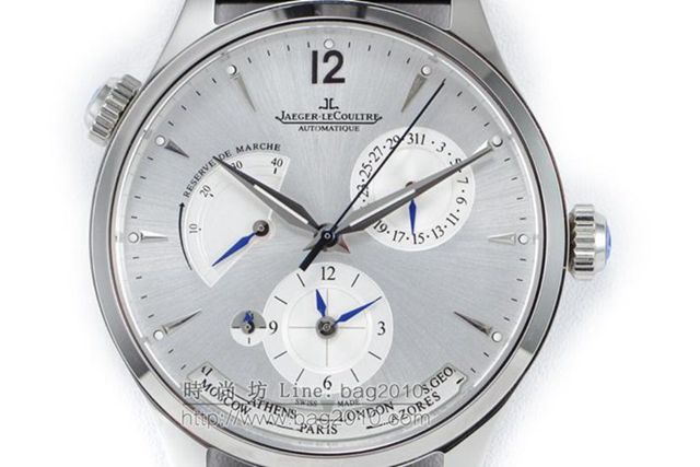 Jaeger LeCoultre手錶 V2升級版 地理學家大師系列 Q1428421 積家高端男士腕表 積家機械男表  hds1624